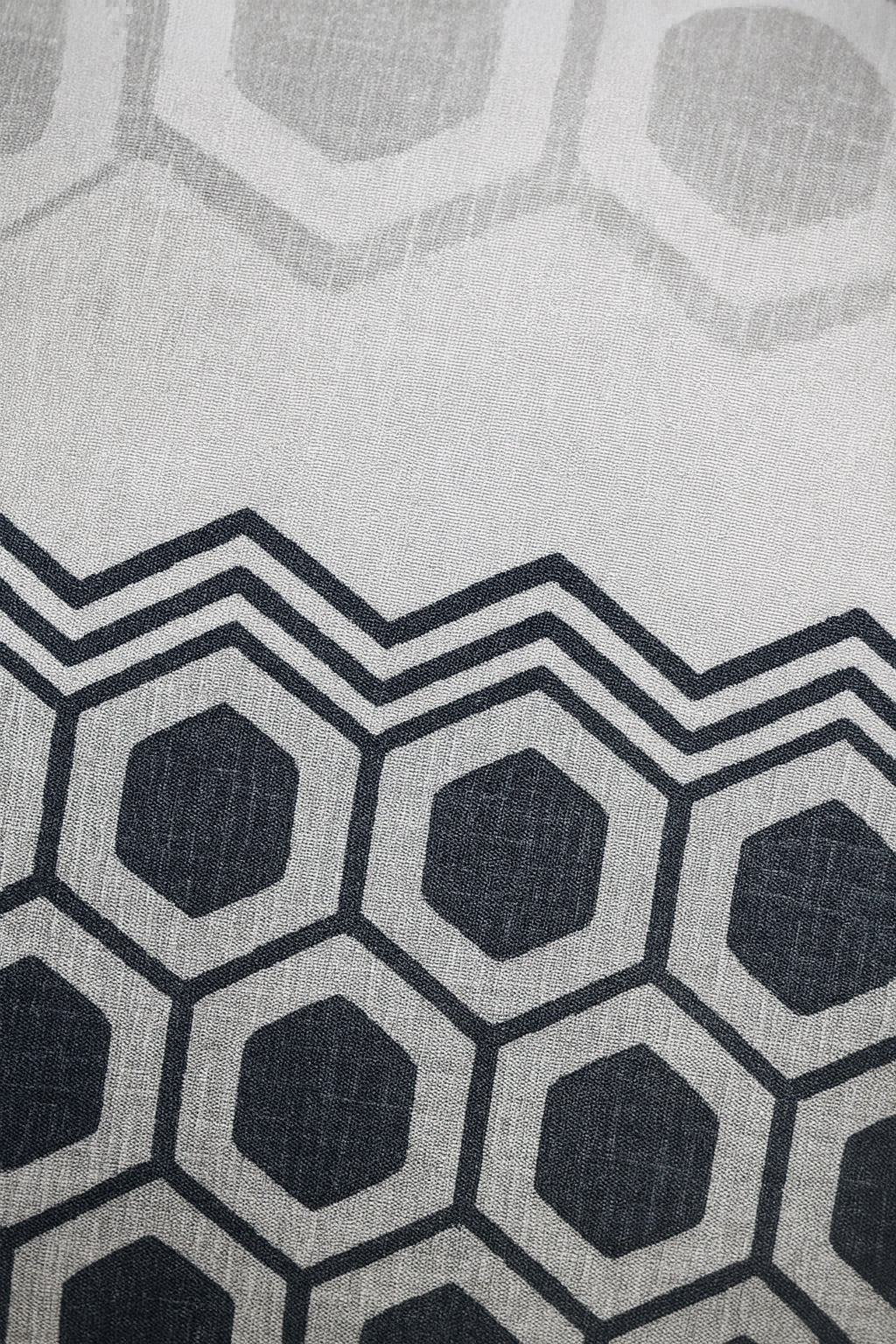 Geometrik Antrasit Nevresim Seti