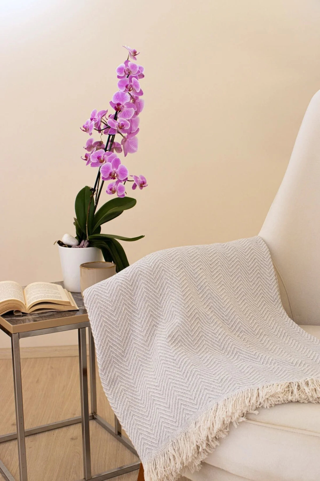 Cozy Comfort Dokuma Tv Battaniyesi | Gri