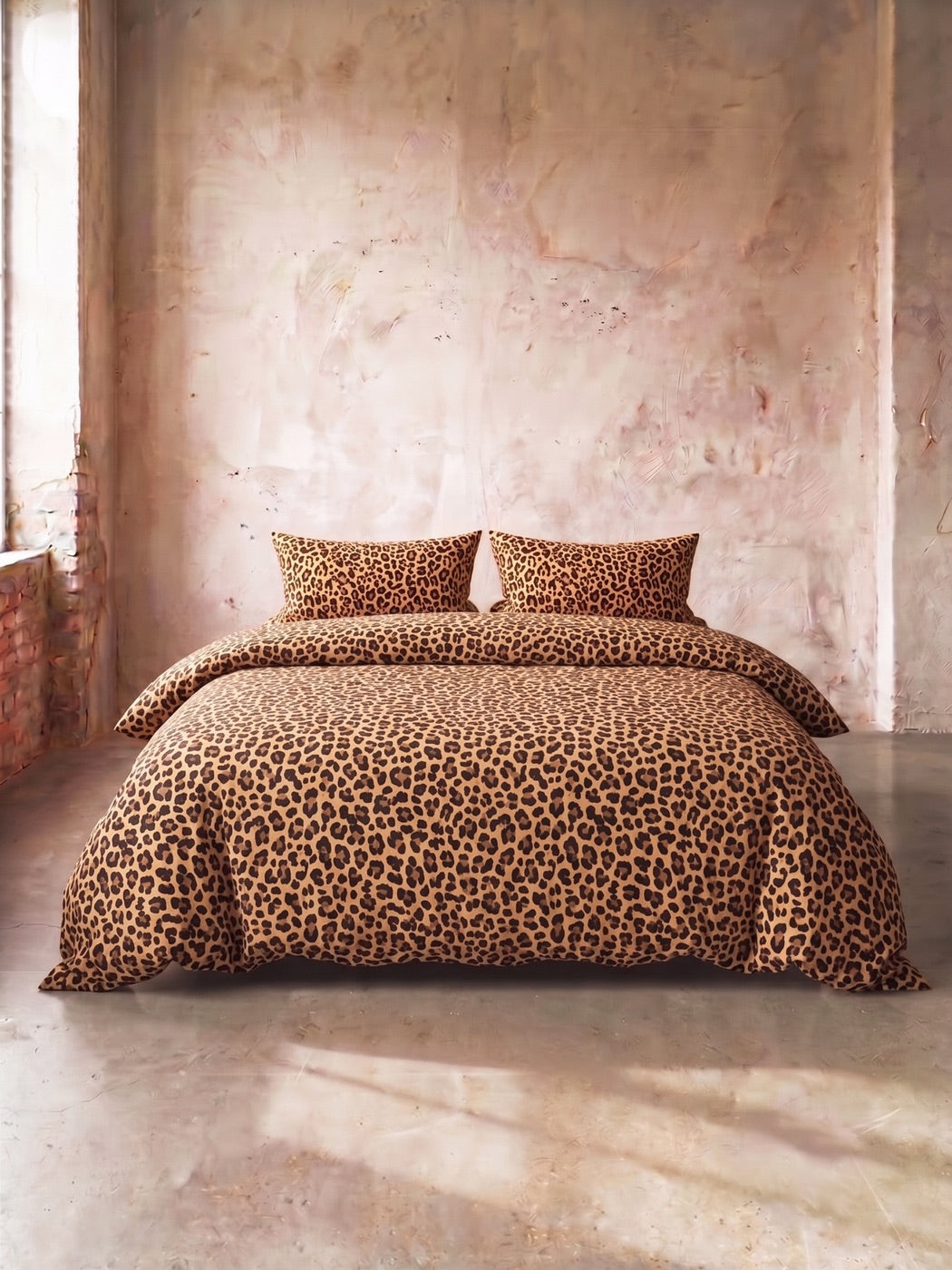 Leopar Desenli Nevresim Takımı