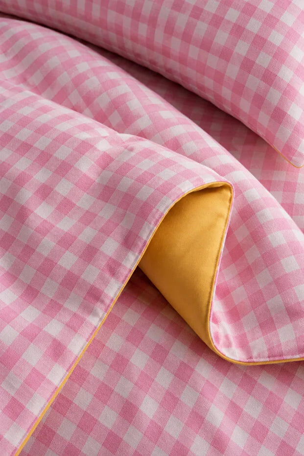 Petibör Tek Kişilik Nevresim Takımı | Pembe Sarı